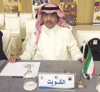 الزميل عدنان الراشد ممثل جمعية الصحافيين الكويتية في الاجتماع