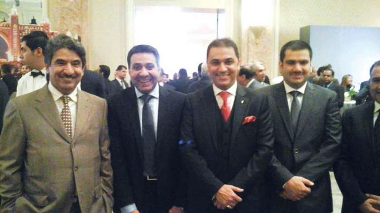 السفيران سالم الزمانان واحمد البكر مع الحضور﻿