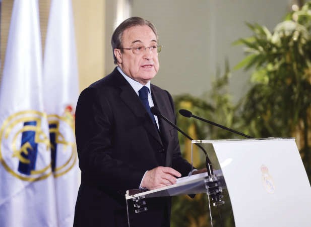 رئيس ريال مدريد فلورنتينو بيريز اكد في مؤتمره الصحافي عدم معرفة الريال بقرار ايقاف اللاعب﻿