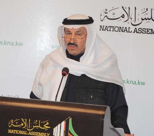 محمد طنا متحدثا في مجلس الامة امس