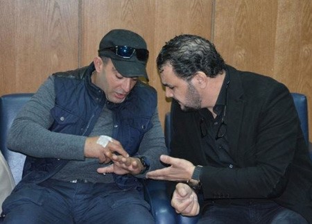 بالصور.. أحمد السقا يظهر بيد متورمة في تكريم جامعة الأهرام الكندية