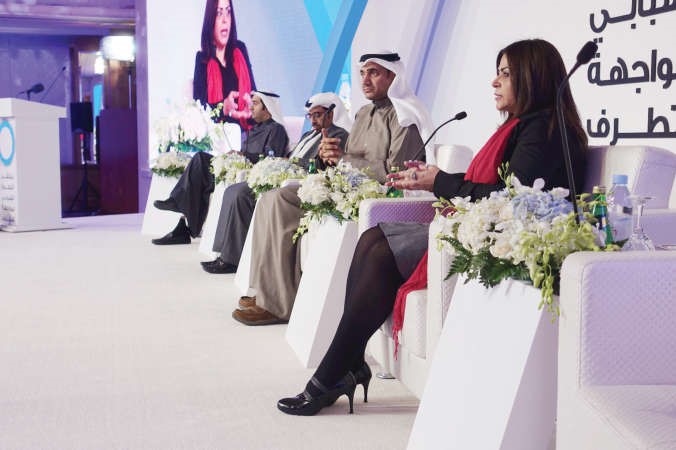 اعضاء الوفود العربية يستعرضون تجاربهم في المجال التطوعي خلال اليوم الاول من الملتقى﻿