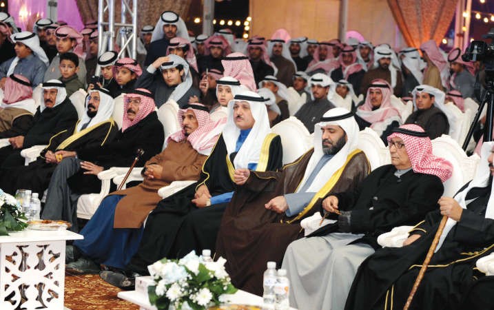عدد من وجهاء القبائل في مقدمة الحضور﻿