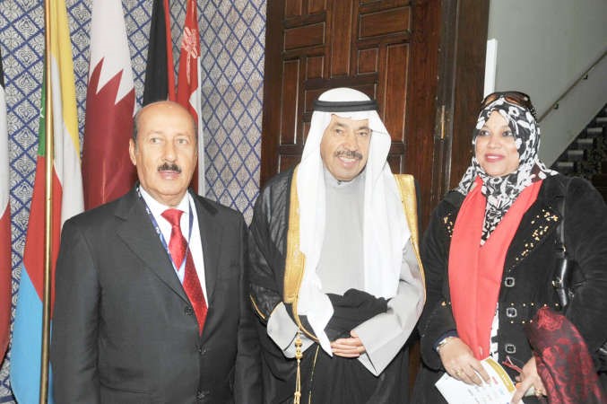 عبدالعزيز البابطين وجواد بوخمسين 