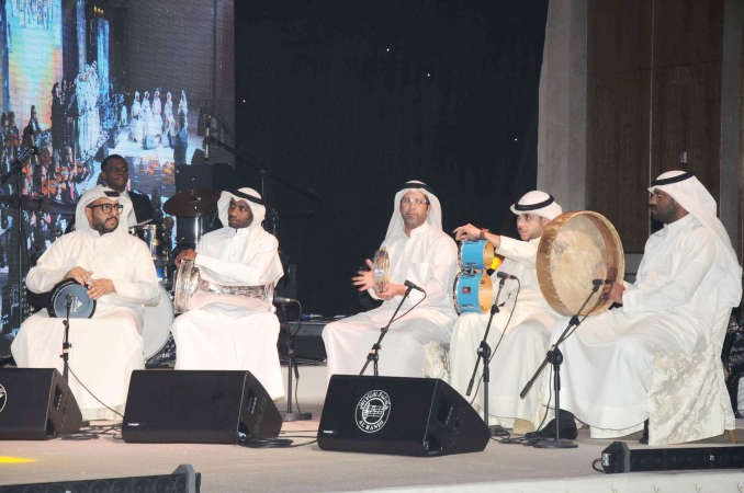 وصلة تراثية خلال الحفل 