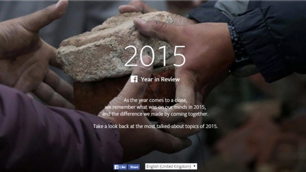 بالفيديو.. أبرز أحداث العام 2015 على فيس بوك