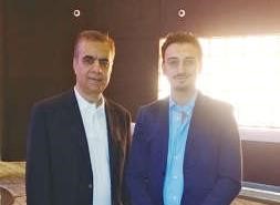 عادل علي مع الزميل عبدالرحمن خالد