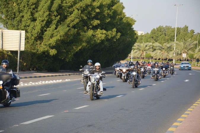مسيرة بالدراجات البخارية