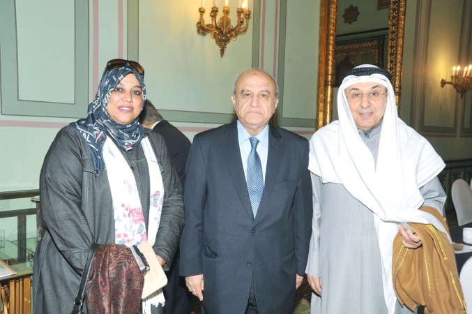 المستشار محمد بن ناجي والمستشار جمال ندا والزميلة هناء السيد ناصر عبد السيد