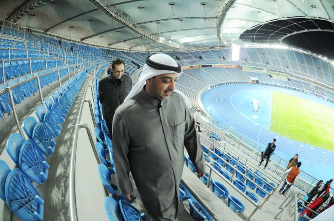 العبدالله يتفقد المقاعد هاني الشمري 