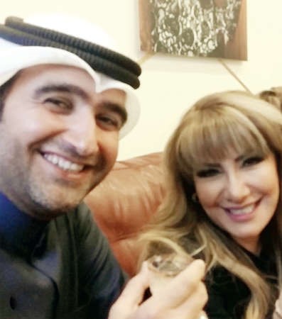 احمد ايراج مع النجمة هدى حسين