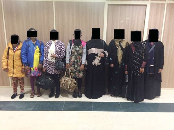 عدد من العاملات المتغيبات 