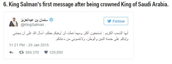 أكثر 10 تغريدات شعبيّة على "تويتر" في العام 2015