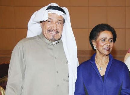  الشيخة فريحة الاحمد وجاسم النبهان