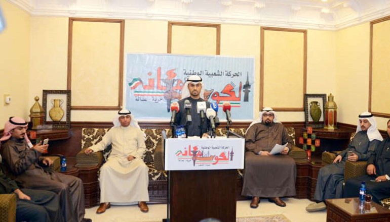 سعود الحجيلان متحدثا خلال المؤتمر الصحافي﻿