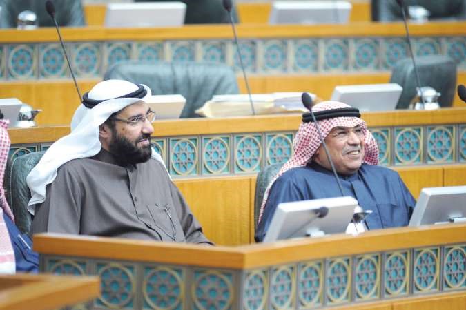 الشيخ خالد الجراح ودعلي العمير﻿