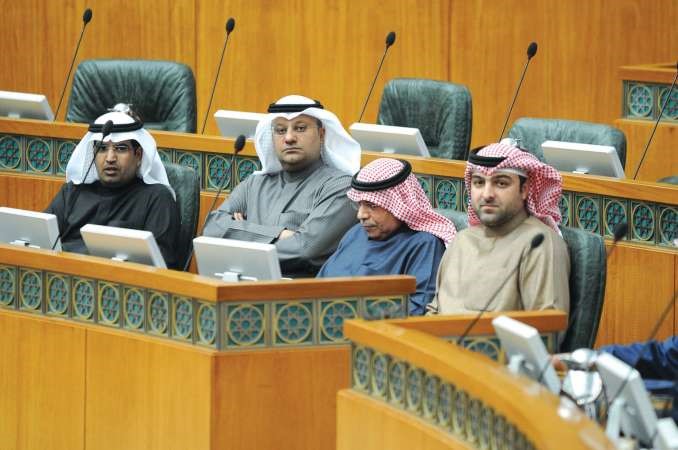 ياسر ابل والشيخ خالد الجراح ودعلي العبيدي وسيف العازمي﻿
