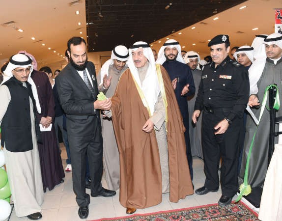 الفريق مفهد الامير خلال الافتتاح