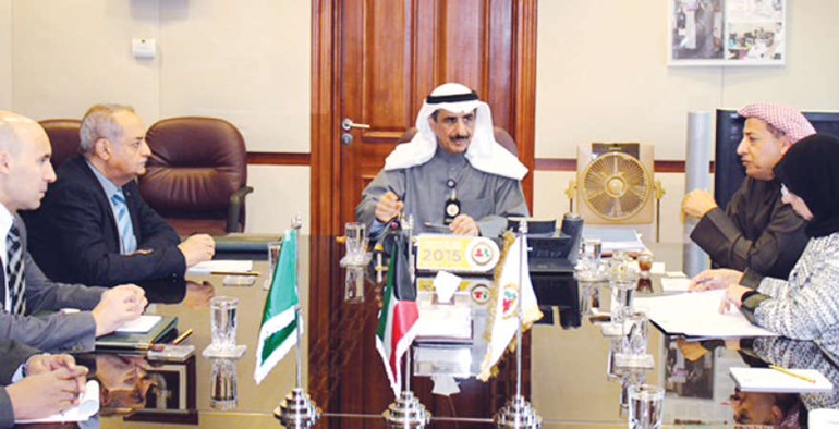 محمد الرومي خلال اللقاء ﻿