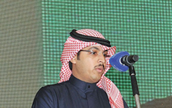 راكان الحجرف متحدثا﻿