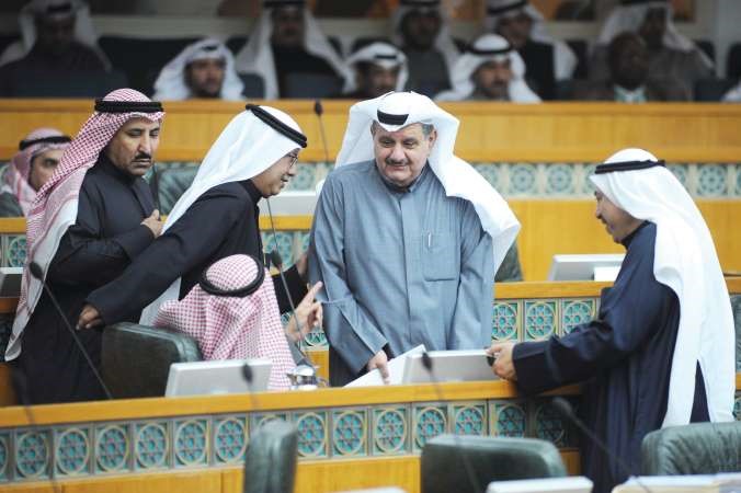 عيسى الكندري وفيصل الشايع ومبارك الحريص وسعد الخنفور
