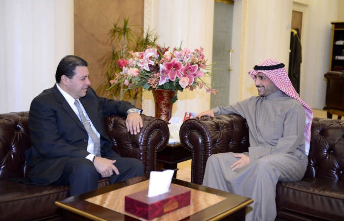 الغانم مع سفير المكسيك﻿