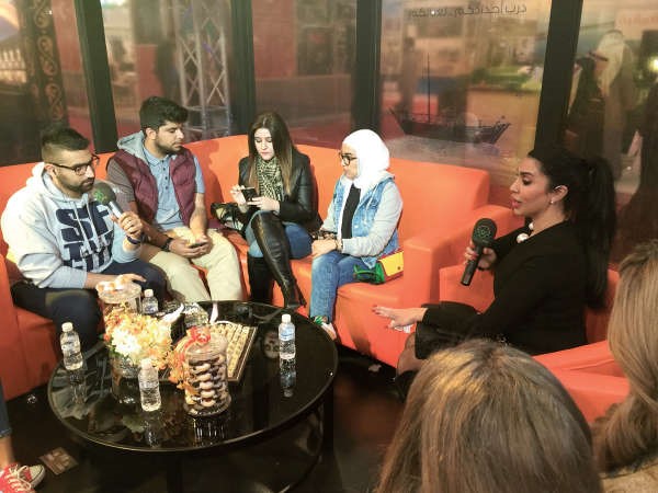 لقاء فاطمة عبدالرحيم مع المذيع الشاب علي نجم ومحطة مارينا اف ام