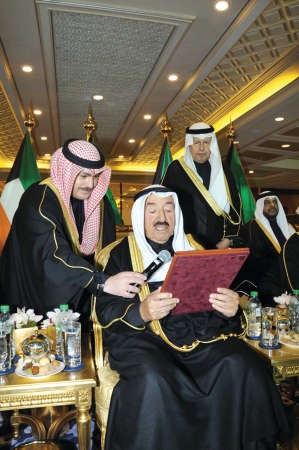 صاحب السمو الامير الشيخ صباح الاحمد يلقي كلمة الافتتاح﻿