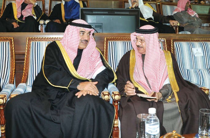 الشيخ صباح الخالد ودعبداللطيف الزياني