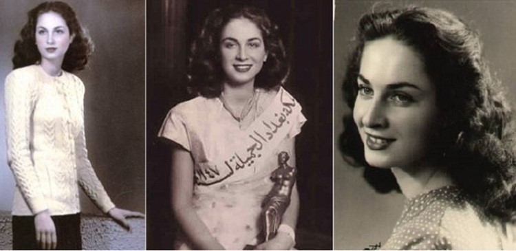 اشهر ملكة جمال عراقية، كانت اليهودية رينيه كندور في 1947 وتوفيت قبل 7 سنوات في لندن