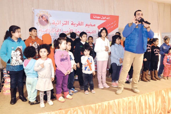 تنظيم احدى مسابقات الاطفالاحمد علي ﻿