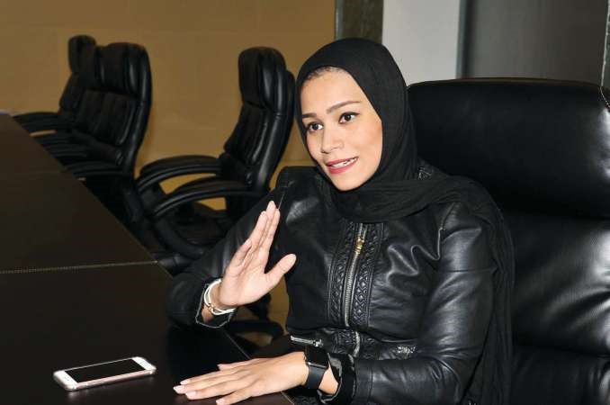 فاطمة السالم استثمرت عشقها للرياضة وأنشأت النادي الصحي الخاص بها 