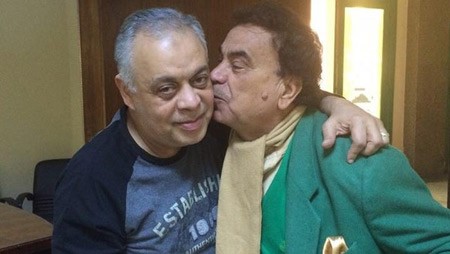 سيد مصطفى مع نقيب الممثلين المصريين