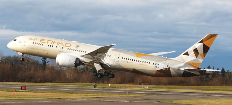 الاتحاد للطيران: طائرات البوينغ 787 لخدمة 5 وجهات إضافية في 2016