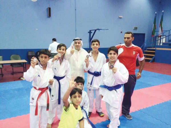 فريق الكاراتيه بنادي الصليبخات