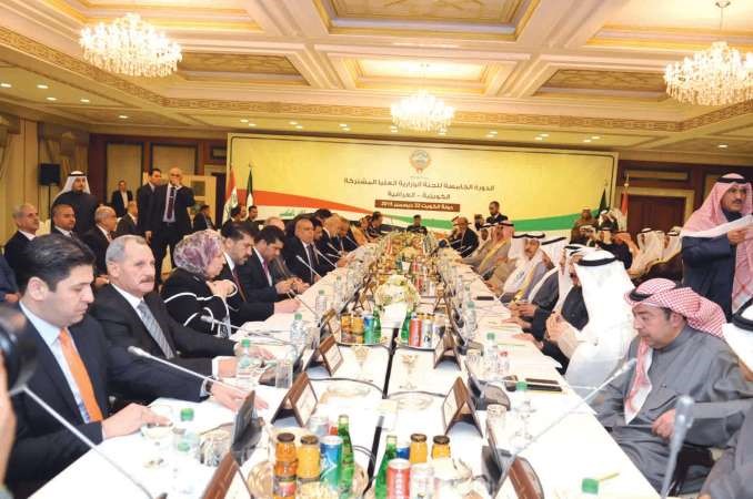 وفدا الكويت والعراق خلال الاجتماعات