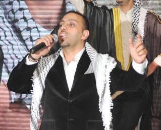 ماهر العتيلي اثناء الحفل