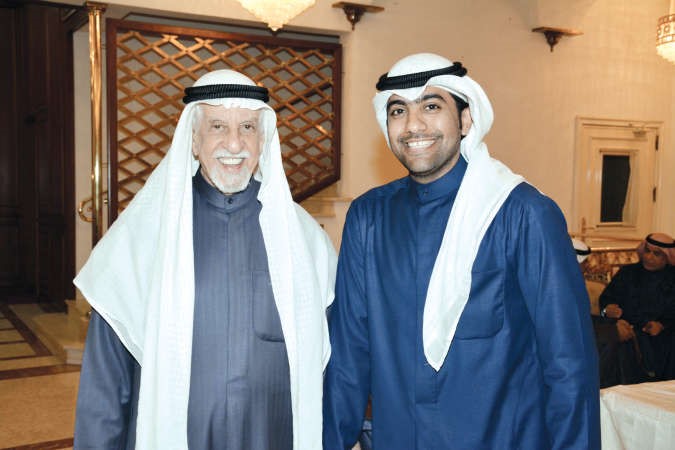 عبدالعزيز الغنام والزميل عبدالله صاهود 