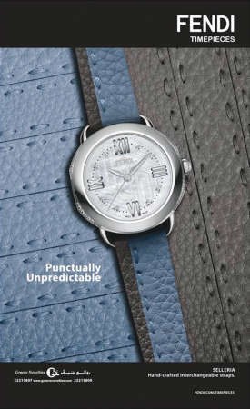 FENDI TIMEPIECES تعزز خاصية التغيير حسب الطلب
