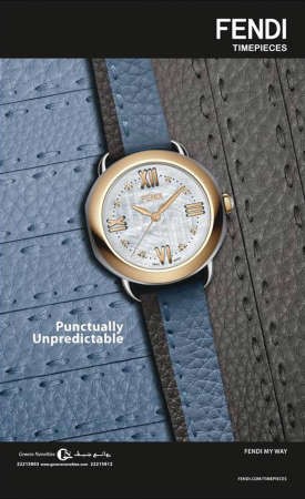 FENDI TIMEPIECES تعزز خاصية التغيير حسب الطلب