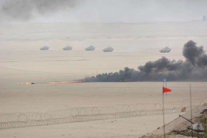 انتشار جيد لقوات الحرس في ميدان القتال