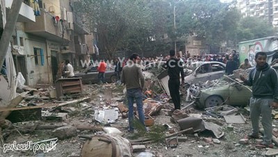 بالفيديو والصور.. مصر.. انفجار بمنطقة فيصل وأنباء عن سقوط إصابات