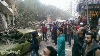 بالفيديو والصور.. مصر.. انفجار بمنطقة فيصل وأنباء عن سقوط إصابات