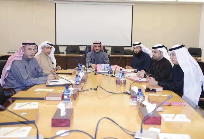 رئيس مجلس الامة مرزوق الغانم مترئسا اجتماع مكتب المجلس