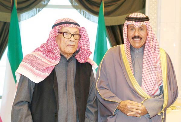 سمو نائب الامير وولي العهد الشيخ نواف الاحمد مستقبلا د صالح العجيري
