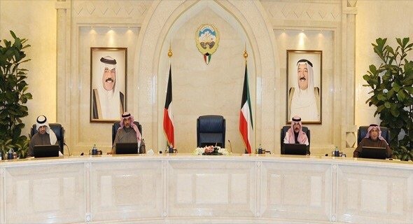 الشيخ صباح الخالد مترئسا اجتماع مجلس الوزراء بحضور الشيخ محمد الخالد والشيخ خالد الجراح وانس الصالح
