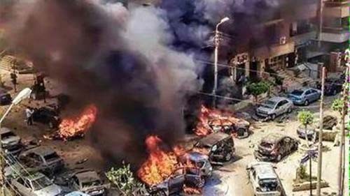 مصرع نائب رئيس هيئة قضايا الدولة في انفجار فيصل وإصابة 14 بجروح