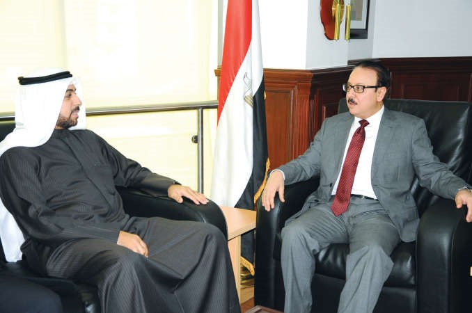 جانب من لقاء مجموعة اي سيس مع وزير الاتصالات المصري﻿