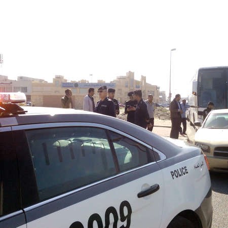 اللواء ابراهيم الطراح اثناء تواجده بالحملة﻿