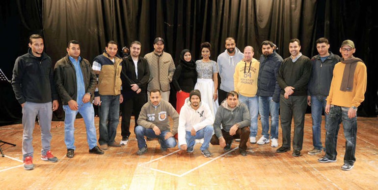 فريق سهرة الكويت تفرح في لقطة جماعية